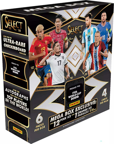 2026 PANINI SELECT ROAD TO WORLD CUP SOCCER MEGA BOX