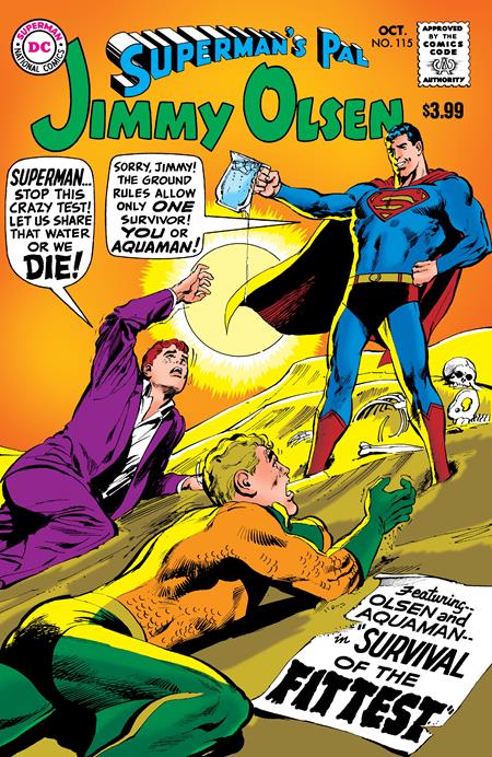 SUPERMANS PAL JIMMY OLSEN (1954) #115 FACSIMILE EDITION (2026) CVR C NEAL ADAMS FOIL VAR