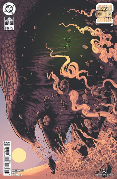 JUSTICE LEAGUE VS GODZILLA VS KONG 2 (2025) #7 CVR B KEVIN MAGUIRE CARD STOCK VAR