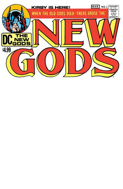 NEW GODS (1971) #1 FACSIMILE EDITION (2026) CVR C BLANK CARD STOCK VAR