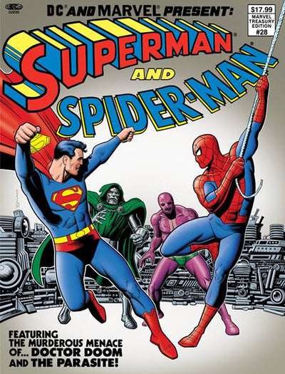 MARVEL TREASURY EDITION (1974) #28 FACSIMILE EDITION (2026) DC AND MARVEL PRESENT SUPERMAN AND SPIDER-MAN CVR B BRIAN BOLLAND VAR