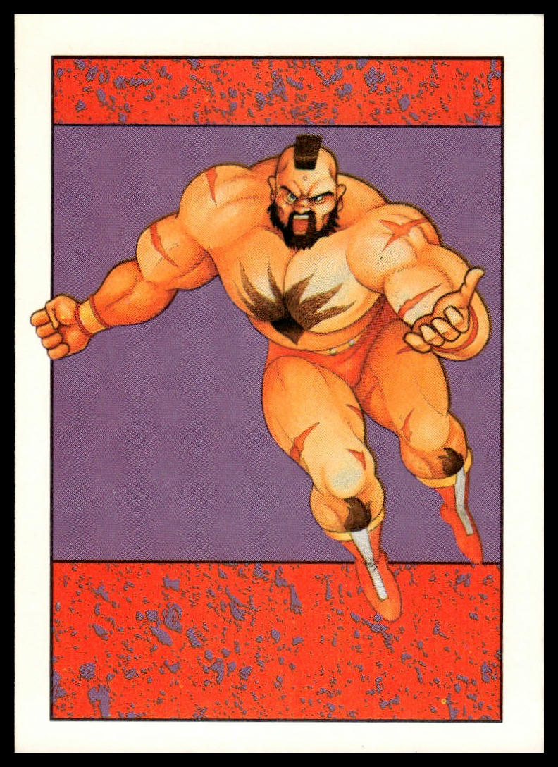 1993 TOPPS STREET FIGHTER II #64 ZANGIEF