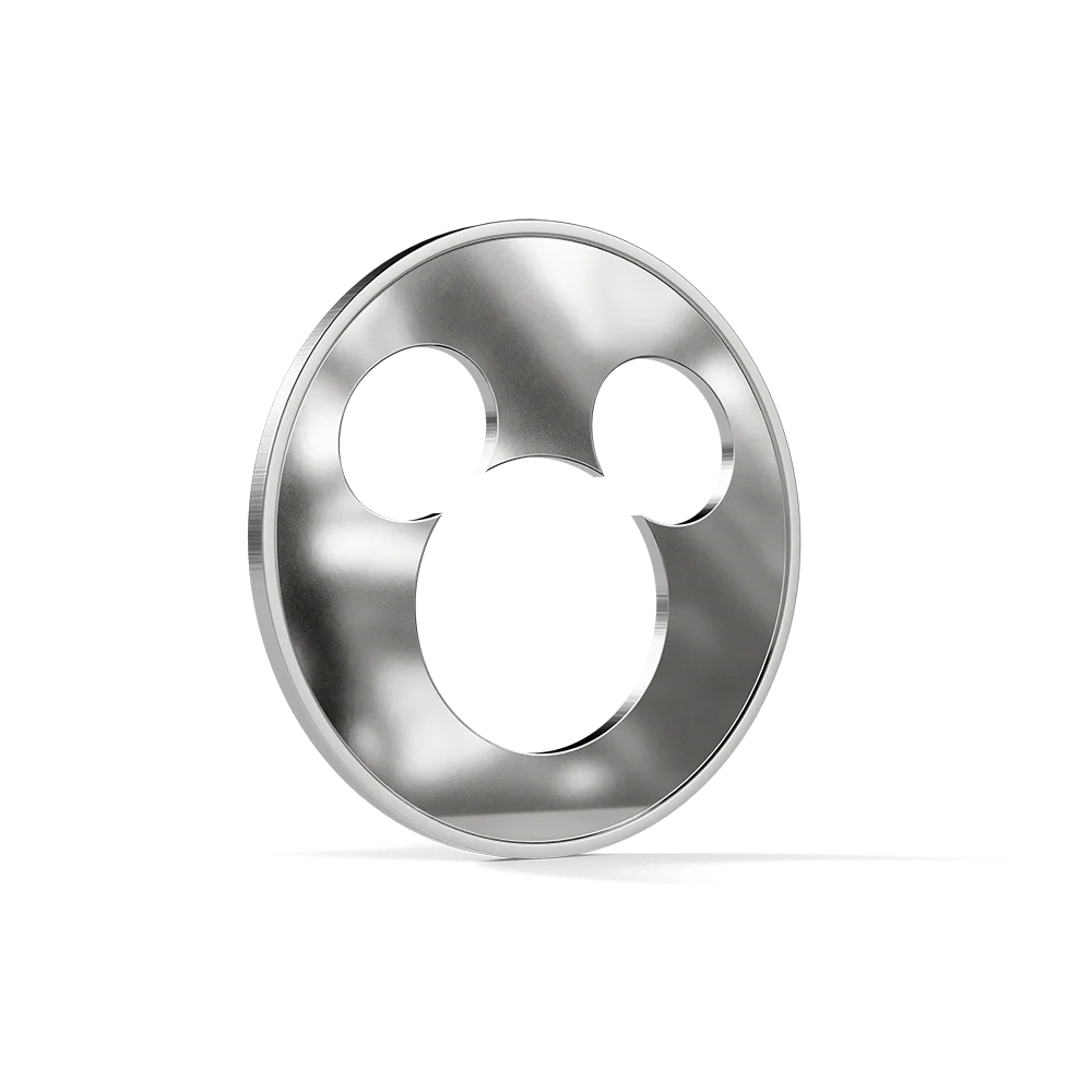 DISNEY - ICONIC SILHOUETTES #1 MICKEY MOUSE 1/2oz SILVER COIN