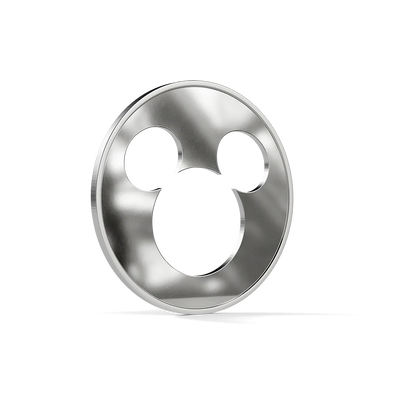 DISNEY - ICONIC SILHOUETTES #1 MICKEY MOUSE 1/2oz SILVER COIN