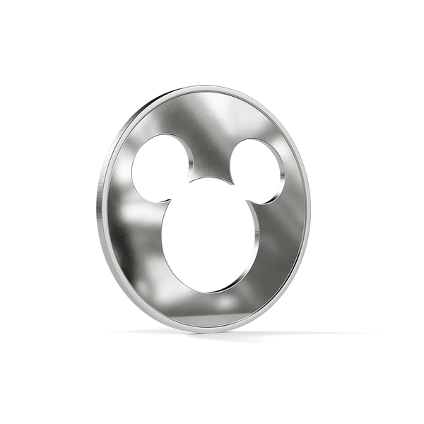 DISNEY - ICONIC SILHOUETTES #1 MICKEY MOUSE 1/2oz SILVER COIN