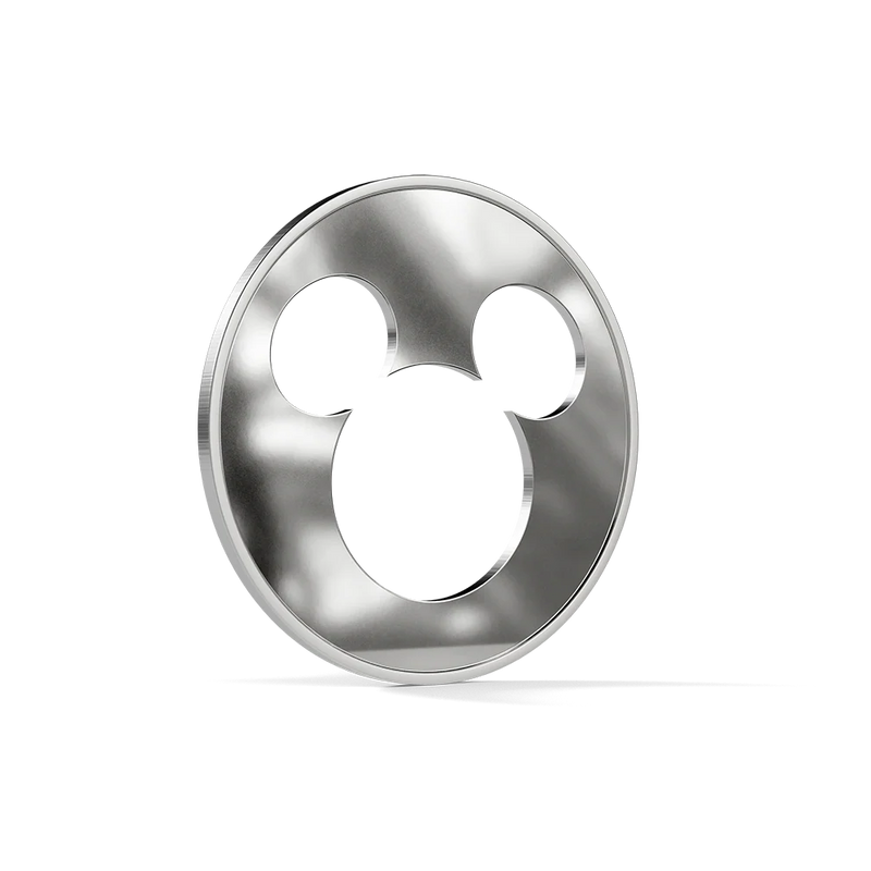 DISNEY - ICONIC SILHOUETTES #1 MICKEY MOUSE 1/2oz SILVER COIN