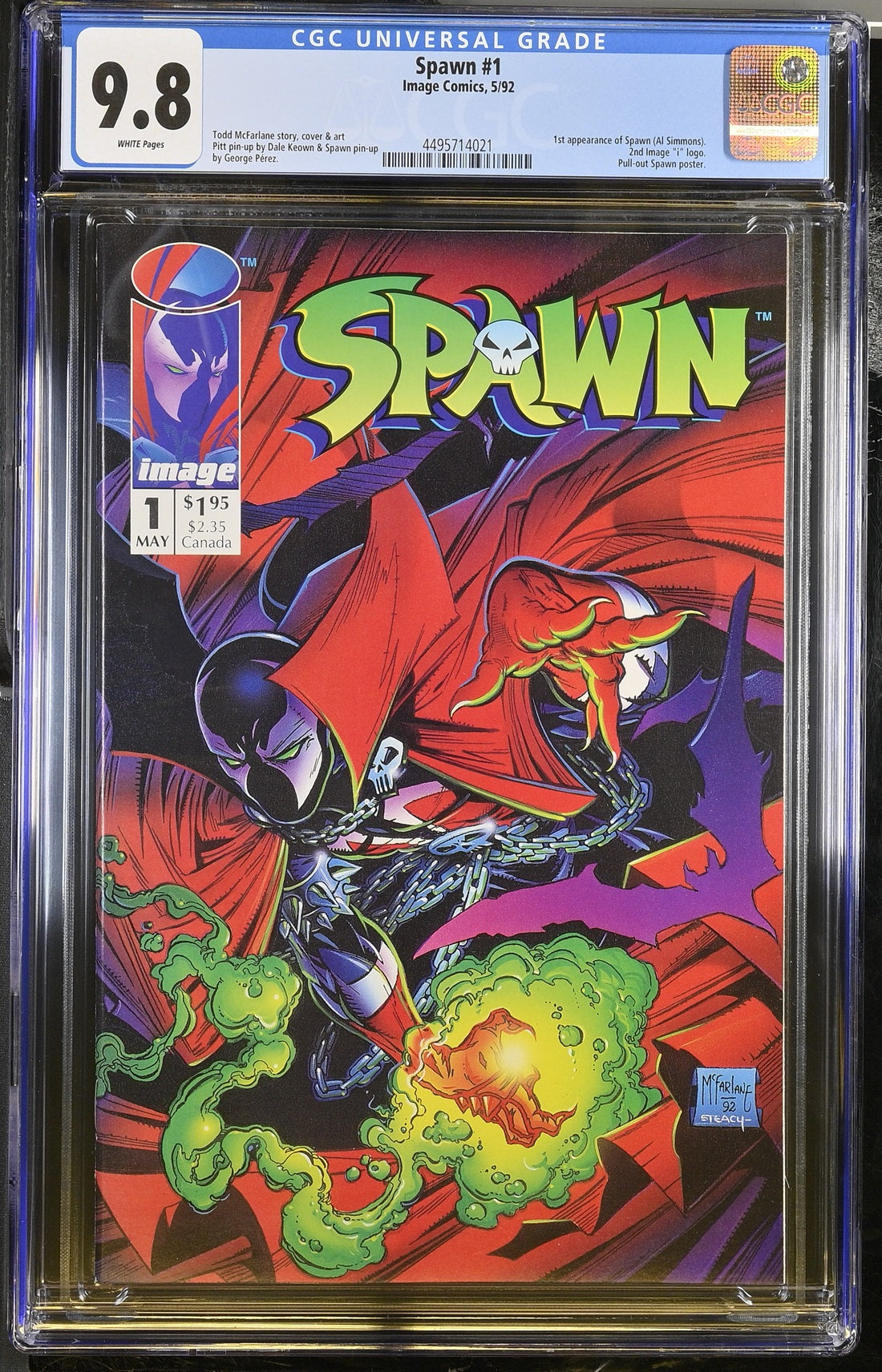 CGC SPAWN #1 (9.8)