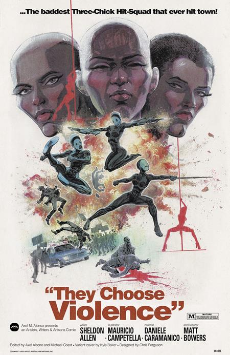 THEY CHOOSE VIOLENCE (2025) #1 CVR B KYLE BAKER