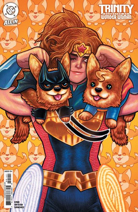 TRINITY DAUGHTER OF WONDER WOMAN (2025) #1 CVR G INC 1:25 DAN HIPP CARD STOCK VAR