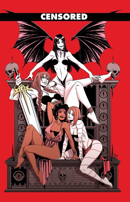 BARBARIC THE BLACK KNIGHT (2025) #1 (ONE SHOT) CVR D CORIN HOWELL LILITH CROSSOVER BLACK BAG VAR