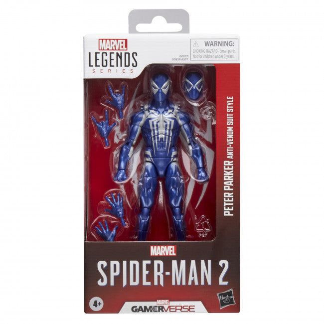 MARVEL LEGENDS SERIES GAMERVERSE PETER PARKER ANTI-VENOM SUIT STYLE AF