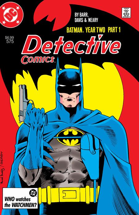 DETECTIVE COMICS (1937) #575 FACSIMILE EDITION (2025) CVR B ALAN DAVIS FOIL VAR (YEAR TWO PART 1 OF 4)