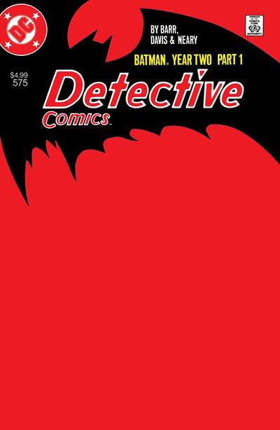 DETECTIVE COMICS (1937) #575 FACSIMILE EDITION (2025) CVR C BLANK CARD STOCK VAR (YEAR TWO PART 1 OF 4)