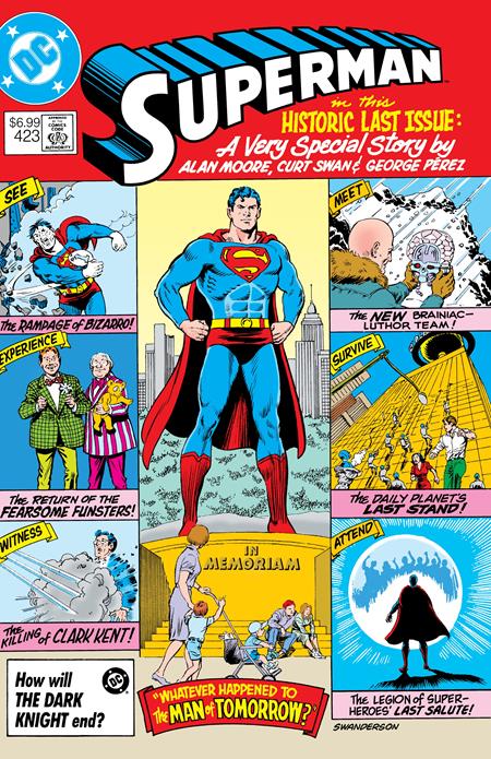 SUPERMAN (1939) #423 FACSIMILE EDITION (2025) CVR B CURT SWAN FOIL VAR (WHATEVER HAPPENED TO THE MAN OF TOMORROW PART 1 OF 2)