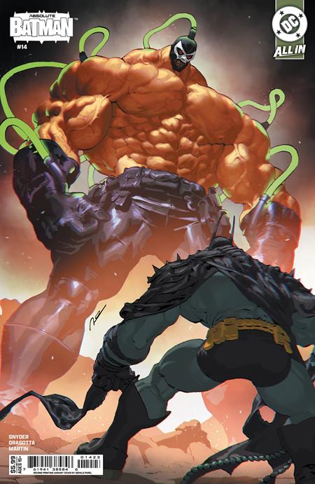 ABSOLUTE BATMAN (2024) #14 SECOND PRINTING CVR B GERALD PAREL CARD STOCK VAR
