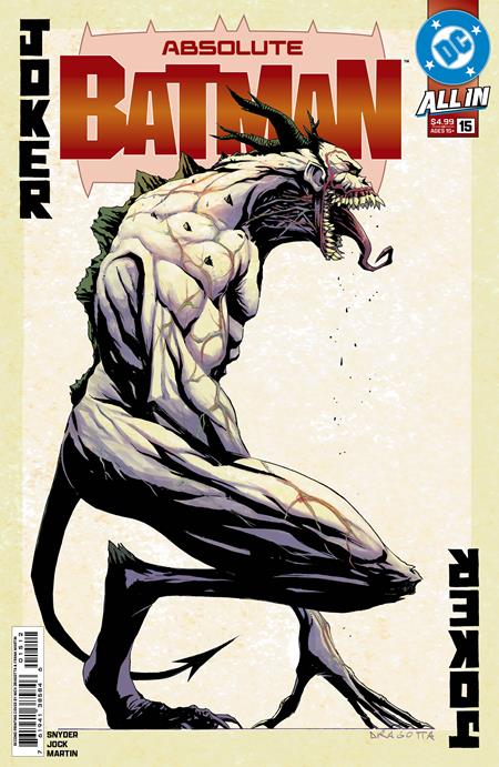 ABSOLUTE BATMAN (2024) #15 SECOND PRINTING CVR A NICK DRAGOTTA VAR
