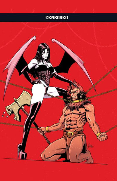 BARBARIC THE LONG DEATH (2025) #3 CVR E CORIN HOWELL LILITH CROSSOVER BLACK BAG VAR