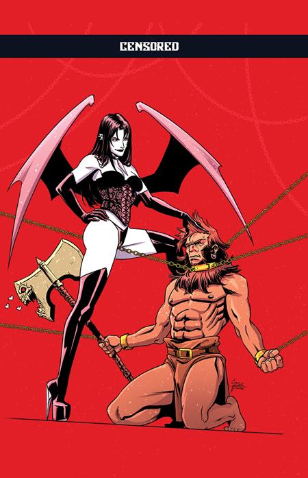 BARBARIC THE LONG DEATH (2025) #3 CVR E CORIN HOWELL LILITH CROSSOVER BLACK BAG VAR