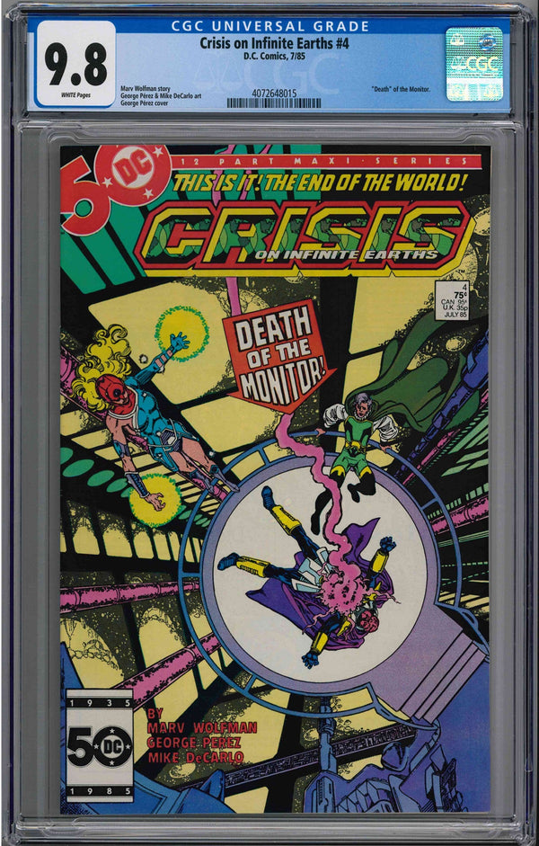 CGC CRISIS ON INFINITE EARTHS (1985) #4 (9.8)