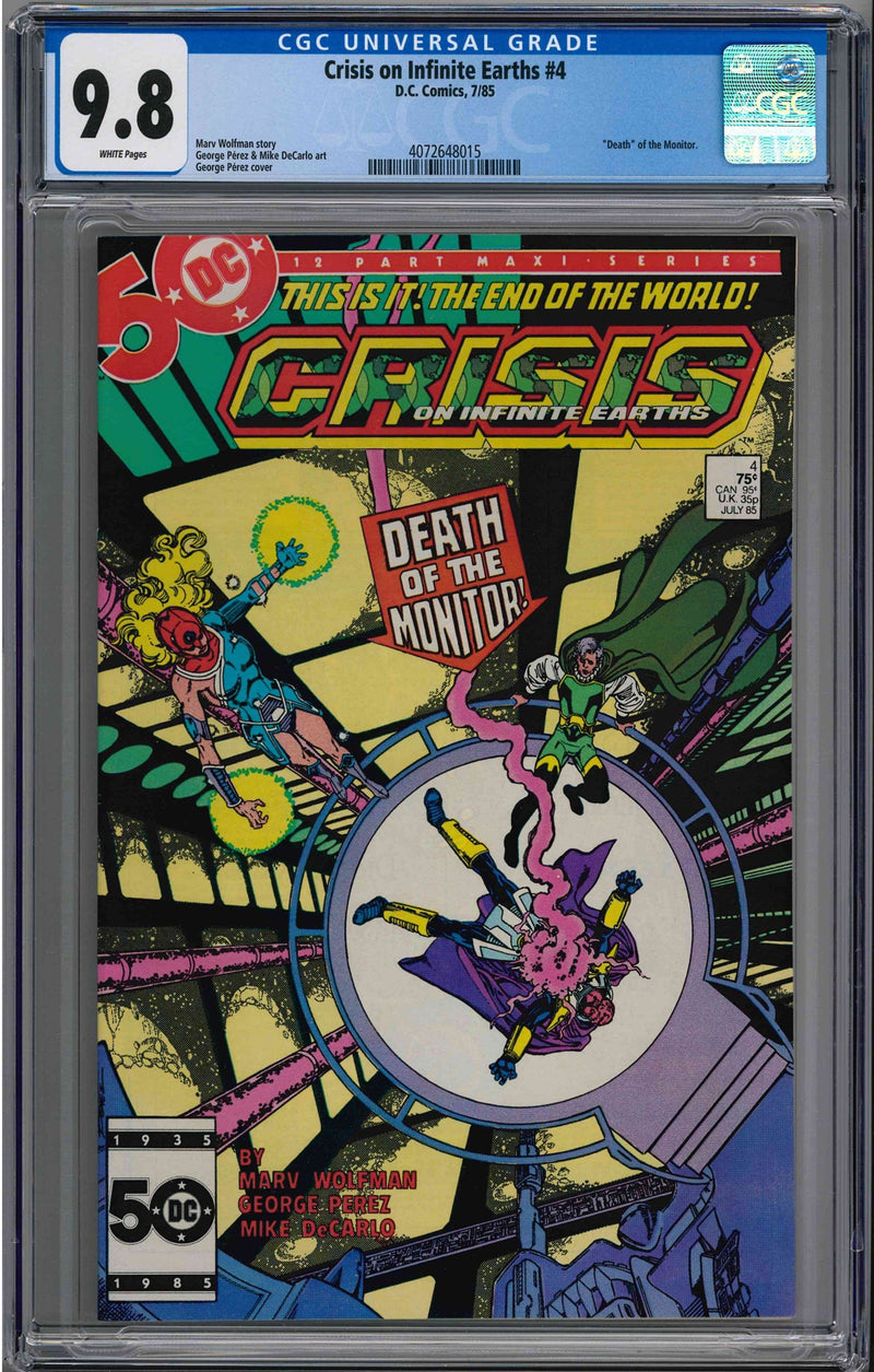 CGC CRISIS ON INFINITE EARTHS (1985) #4 (9.8)