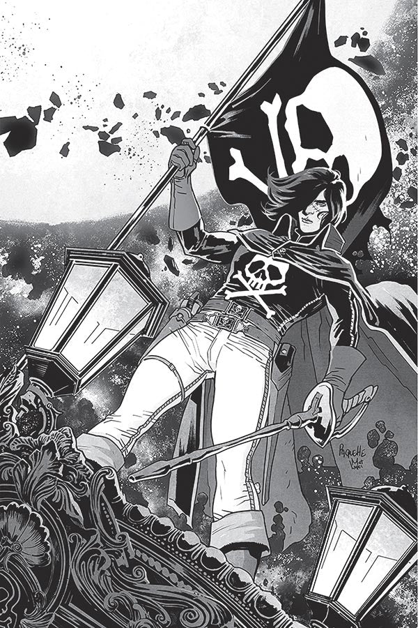 SPACE PIRATE CAPT HARLOCK #1 10 COPY PAQUETTE B&W VIRGIN INCV