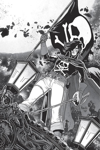 SPACE PIRATE CAPT HARLOCK #1 10 COPY PAQUETTE B&W VIRGIN INCV