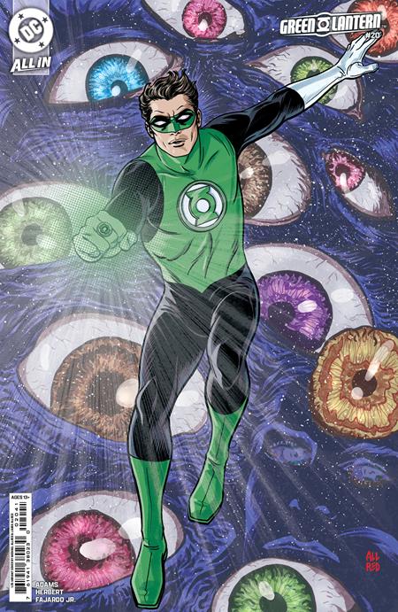 GREEN LANTERN (2023) #20 CVR D INC 1:25 MICHAEL ALLRED CARD STOCK VAR