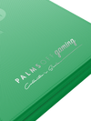 PALMS OFF GAMING COLLECTORS SERIES 9 POCKET GREEN ZIP TOP LOADER BINDER