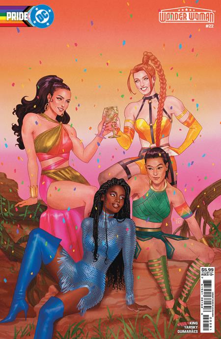 WONDER WOMAN (2023) #22 CVR D KEVIN WADA DC PRIDE CARD STOCK VAR