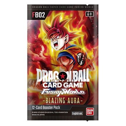 DRAGON BALL SUPER CARD GAME FUSION WORLD BLAZING AURA (FB02) BOOSTER PACK