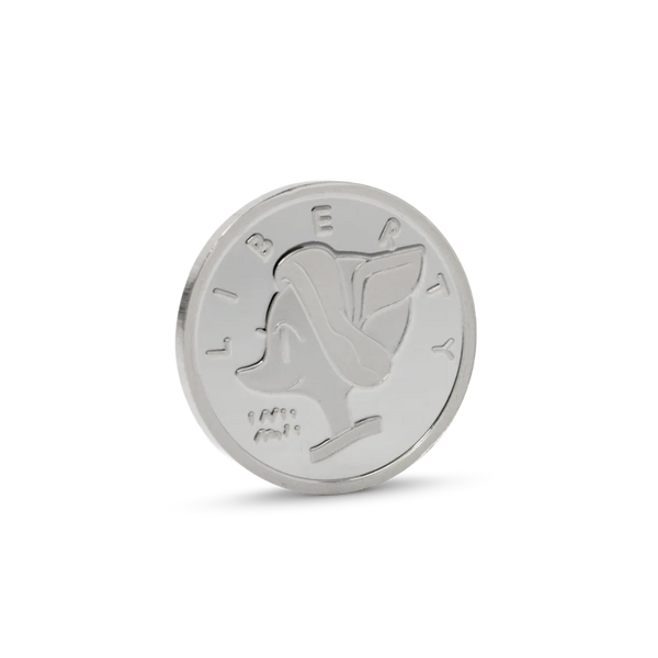 DISNEY - DUCKTALES LUCKY DIME - SCROOGE McDUCK 3gm SILVER COIN