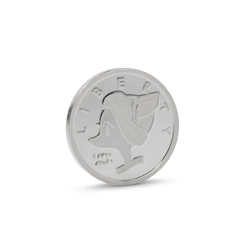 DISNEY - DUCKTALES LUCKY DIME - SCROOGE McDUCK 3gm SILVER COIN