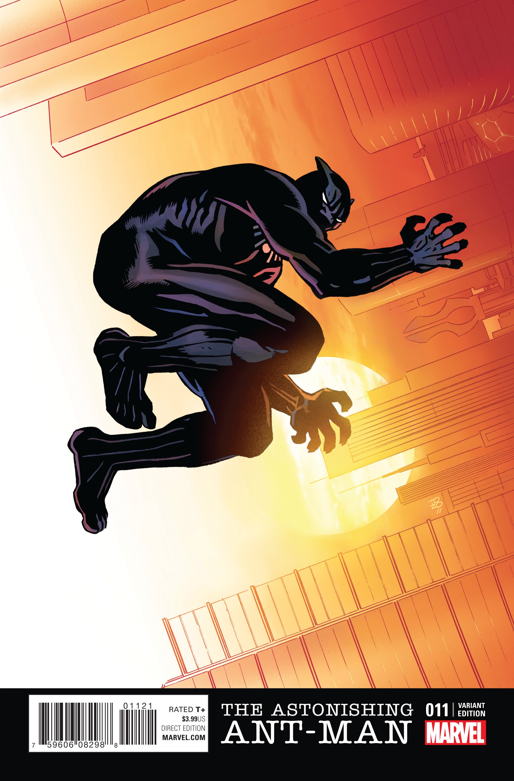 ASTONISHING ANT-MAN #11 ZONJIC BLACK PANTHER VAR CW2