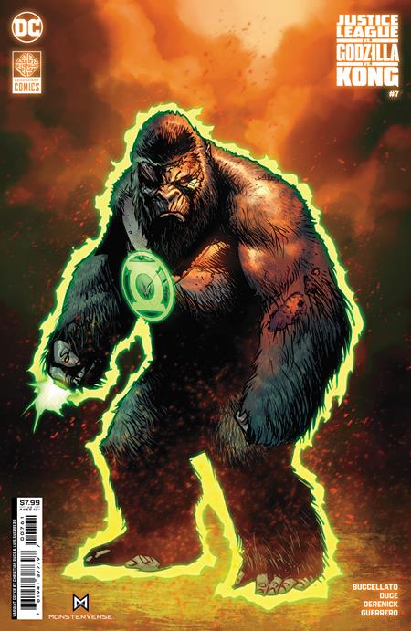 JUSTICE LEAGUE VS GODZILLA VS KONG (2023) #7 CVR F CHRISTIAN DUCE KONG AS GL FOIL VAR