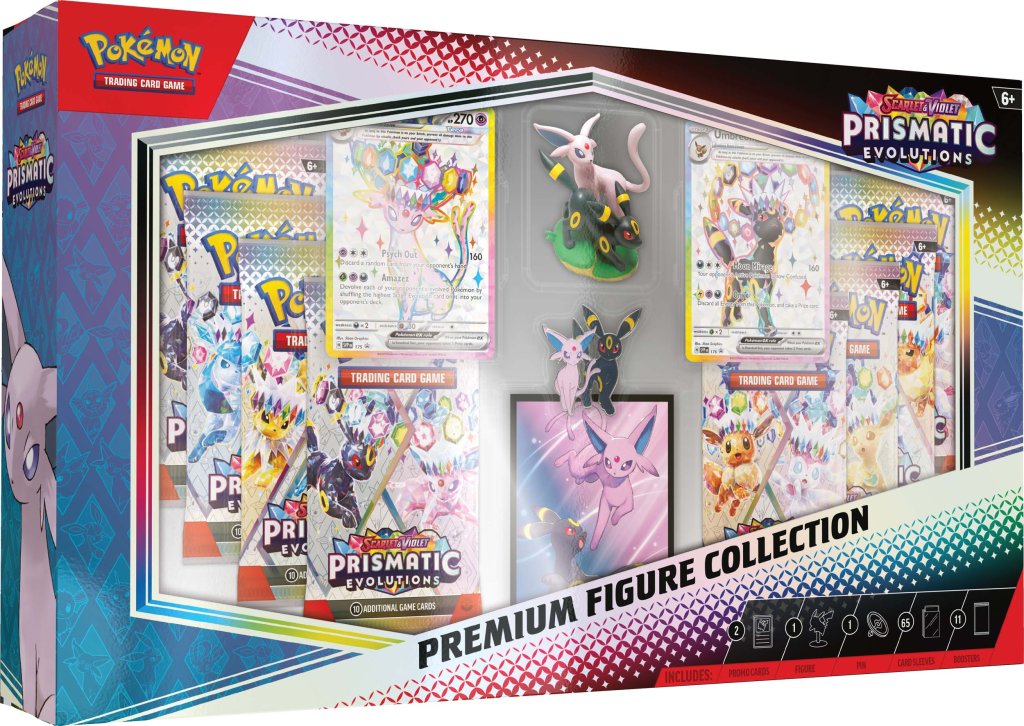 POKEMON TCG: SCARLET & VIOLET 8.5 PRISMATIC EVOLUTIONS PREMIUM FIGURE COLLECTION