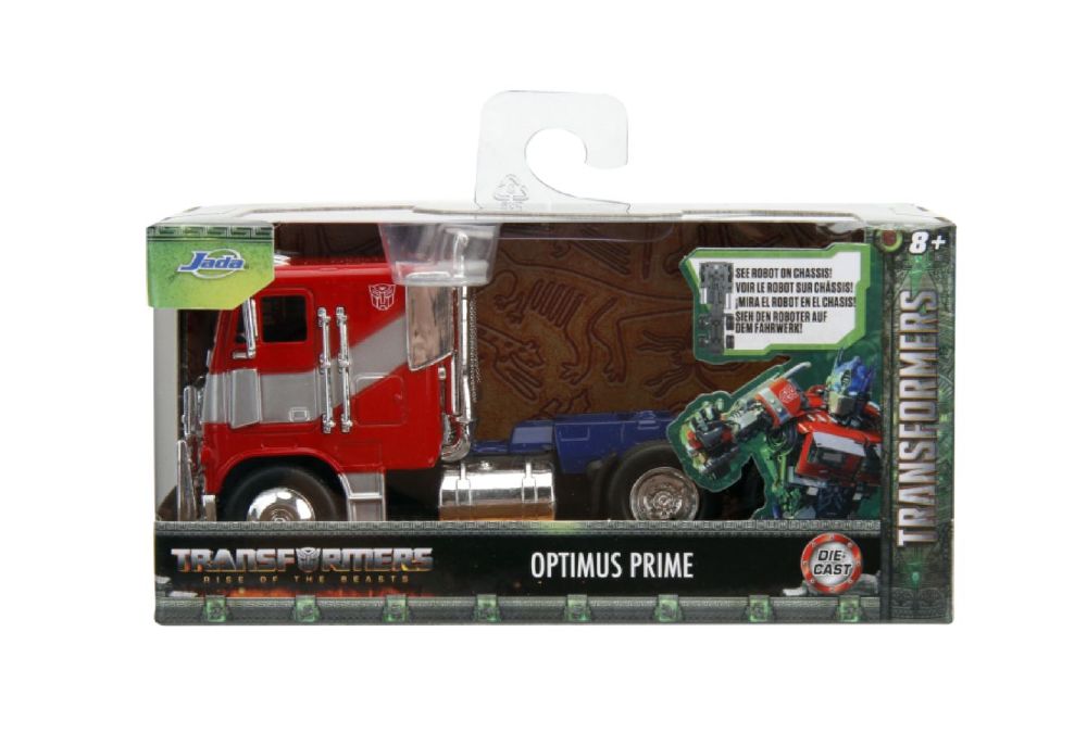 HOLLYWOOD RIDES 1/32 TRANSFORMERS RISE OF THE BEASTS OPTIMUS PRIME DIECAST VEHICLE