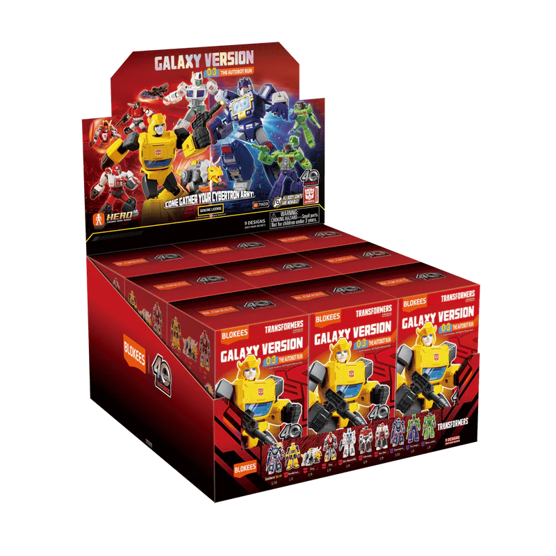 BLOKEES TRANSFORMERS GALAXY VER 3 MINI MODEL (BOX OF 9)