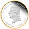 AUSTRALIA'S FIRST GOLD RUSH 175TH ANNIVERSARY 2026 1oz SILVER PROOF GILDED COIN