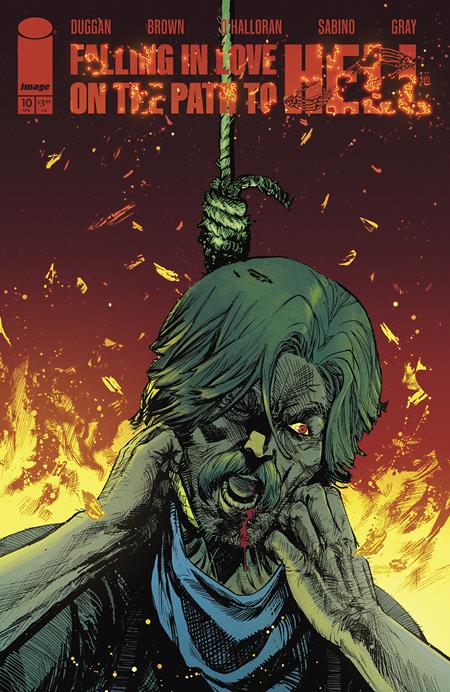 FALLING IN LOVE ON THE PATH TO HELL (2024) #10 CVR A GARRY BROWN