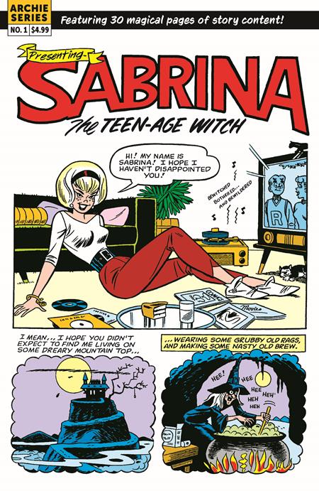 SABRINA THE TEENAGE WITCH MAGIC UNLEASHED (2025) #1 (ONE SHOT) CVR B DAN DECARLO RETRO ART