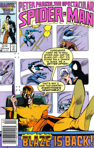SPECTACULAR SPIDER-MAN (1976) #123 NEWSSTAND EDITION