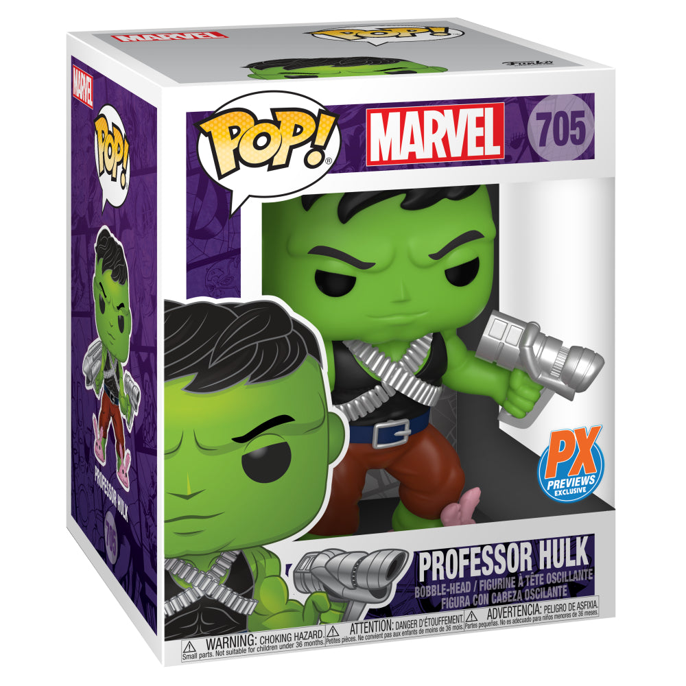 POP SUPER MARVEL HEROES PROFESSOR HULK PX 6IN VIN FIG