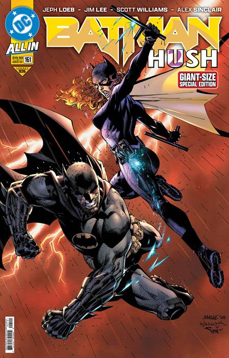 BATMAN (2016) #161 GIANT SIZED SPECIAL EDITION CVR B JIM LEE FOIL VAR