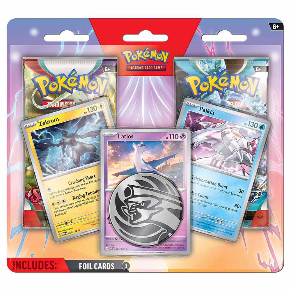 POKEMON TCG: SCARLET & VIOLET ENHANCED 2 PACK BLISTER LATIOS ZEKROM PALKIA