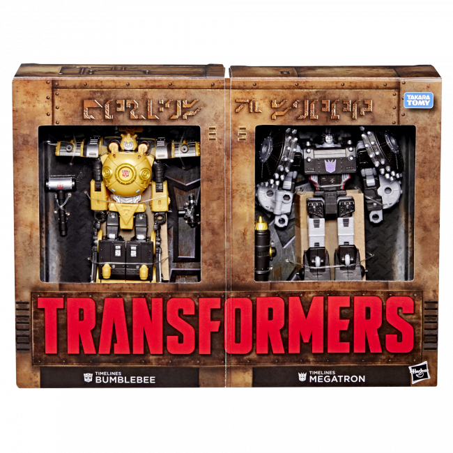 TRANSFORMERS HEARTS OF STEEL TIMELINES MEGATRON & TIMELINES BUMBLEBEE AF