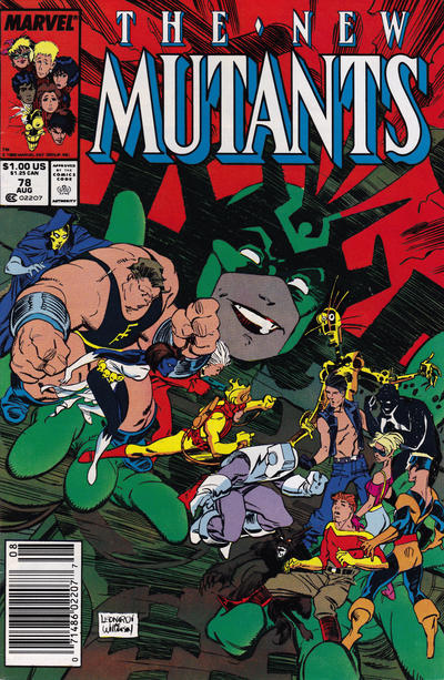 NEW MUTANTS (1983) #78 NEWSSTAND EDITION