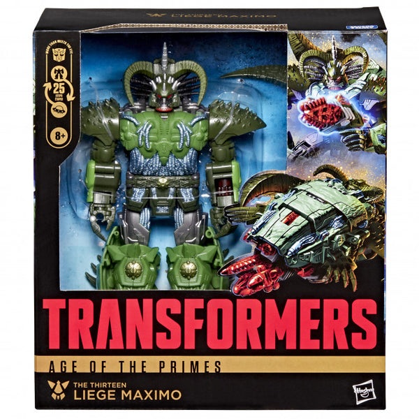 TRANSFORMERS AGE OF THE PRIMES LEADER CLASS THE THIRTEEN LIEGE MAXIMO AF