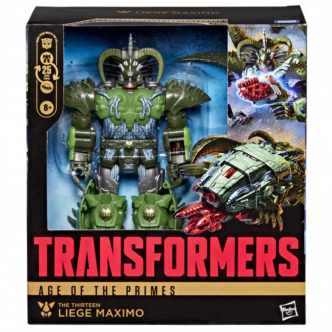 TRANSFORMERS AGE OF THE PRIMES LEADER CLASS THE THIRTEEN LIEGE MAXIMO AF