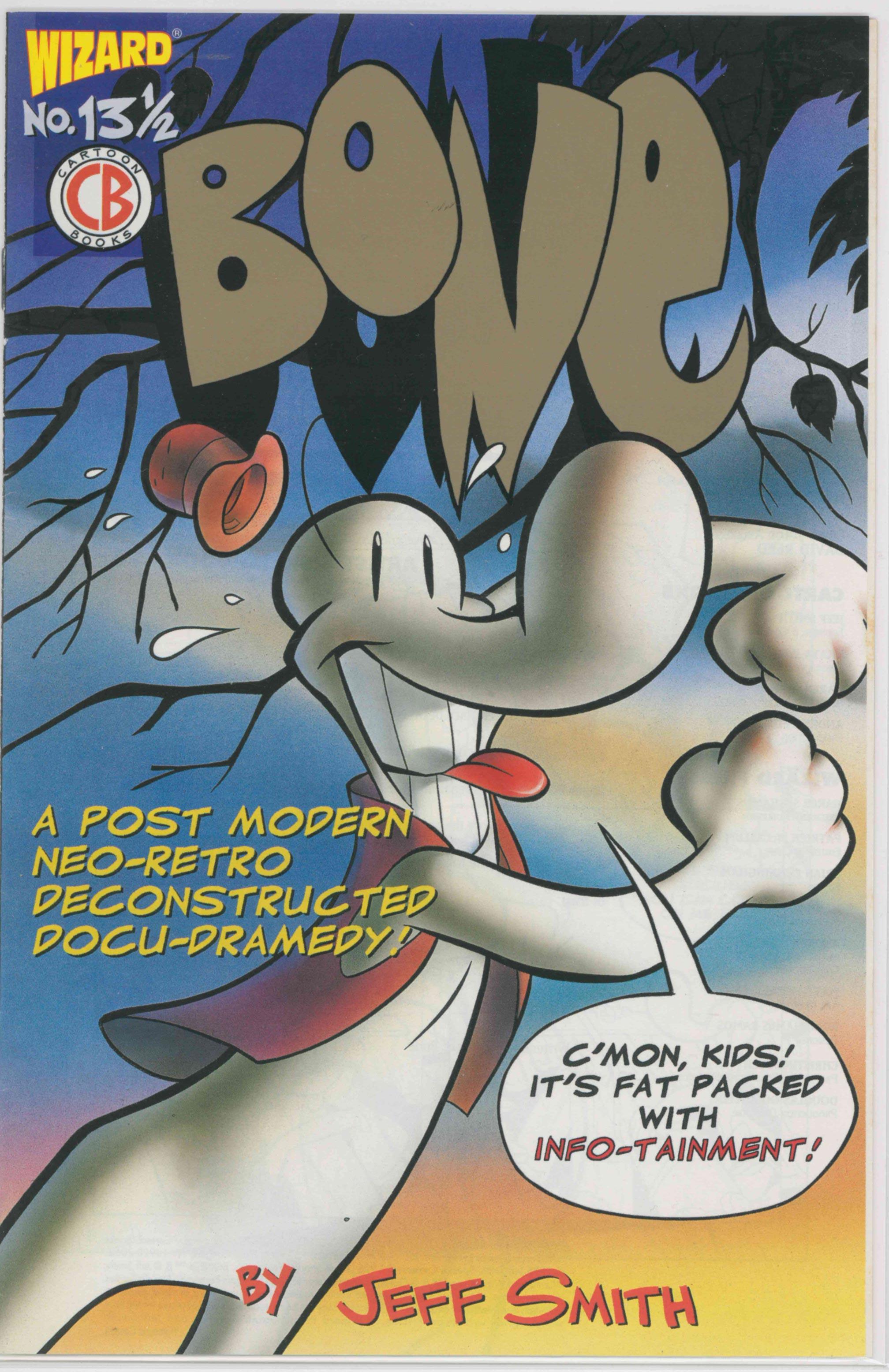 BONE (1998) WIZARD 1/2 #13 GOLD FOIL COVER (VF) - Kings Comics