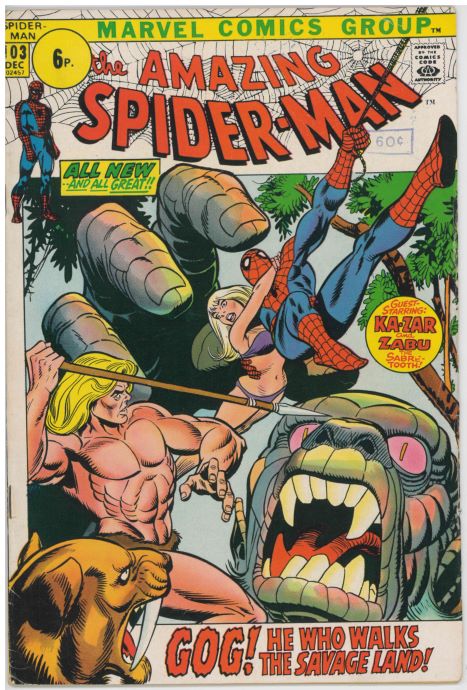 AMAZING SPIDER-MAN (1963) #103 UK EDITION (FN/VF)
